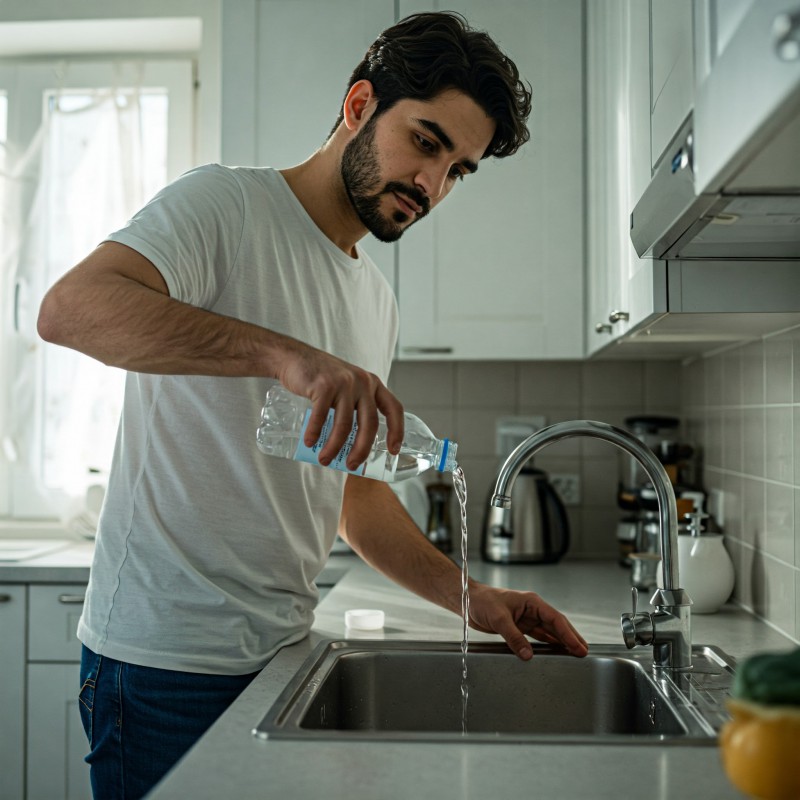 باز كردن چاه توالت با اسید