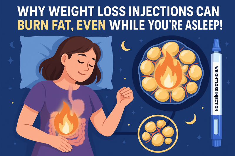 چطور آمپول‌های لاغری می‌توانند چربی را بسوزانند، حتی وقتی در خوابید؟!