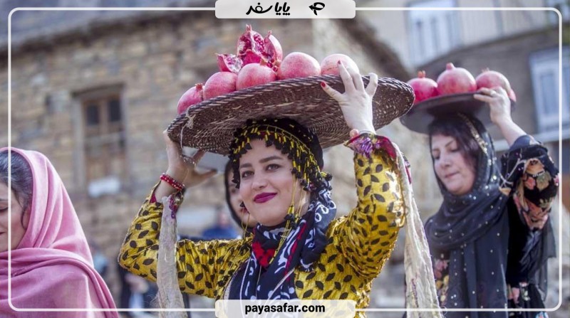 سلین و بلبر؛ میزبان بزرگ‌ترین جشن برداشت انار