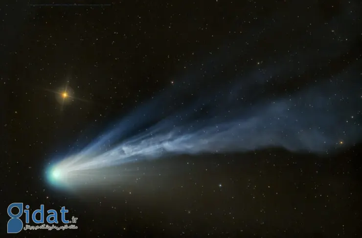 تصویر روز ناسا: دنباله دار پونس بروکس در شب