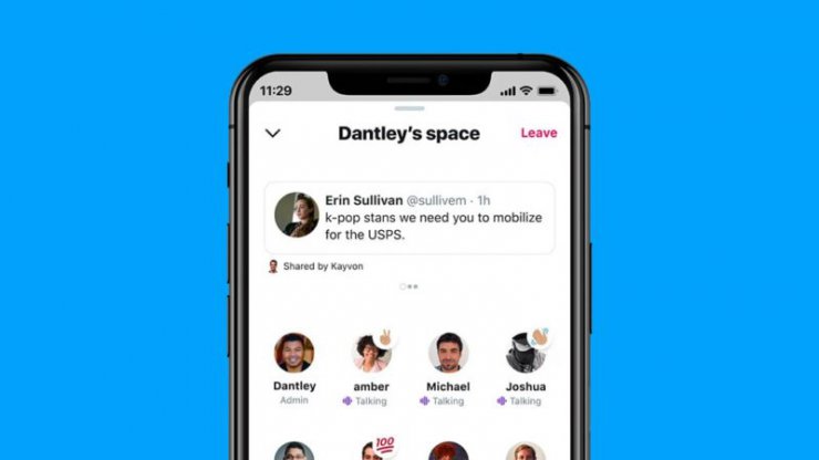 توییتر در حال آزمایش قابلیت «اسپیس» برای ایجاد چت روم صوتی است