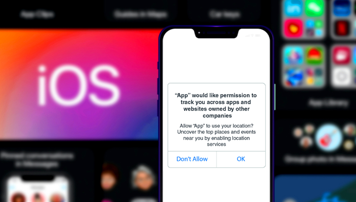 اعلان امنیتی آيفون برای جلوگیری از رهگیری کاربر در بتای iOS 14 ارائه شد