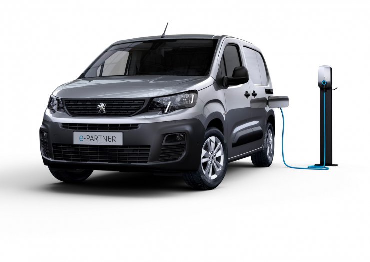 ون برقی پژو e Partner با باتری 50 کیلووات ساعتی و برد 275 کیلومتر معرفی شد
