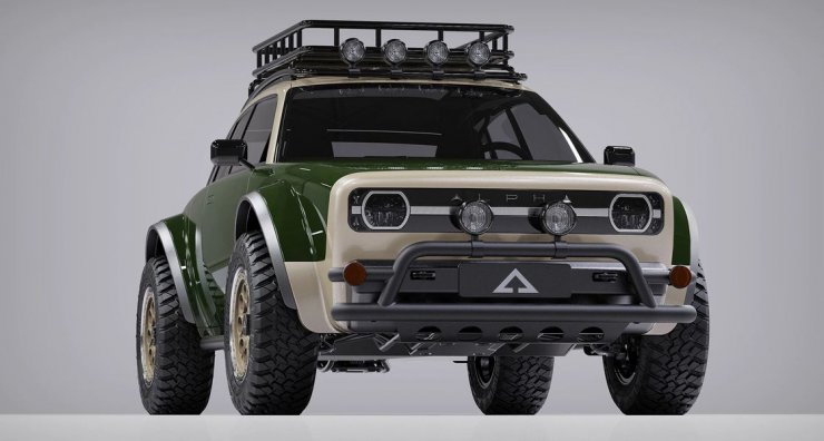 آلفا موتور JAX معرفی شد؛ یک کوپه شاسی بلند برقی برای فتح مسیرهای آفرود