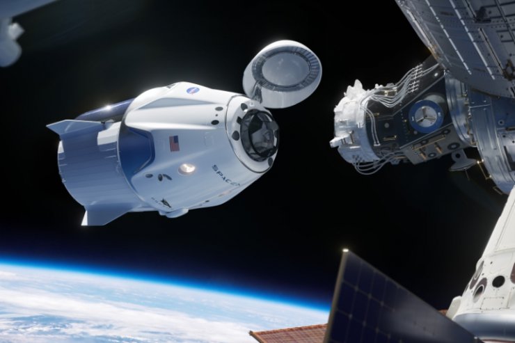 کپسول اسپیس ایکس با موفقیت به ایستگاه فضایی بین المللی متصل شد
