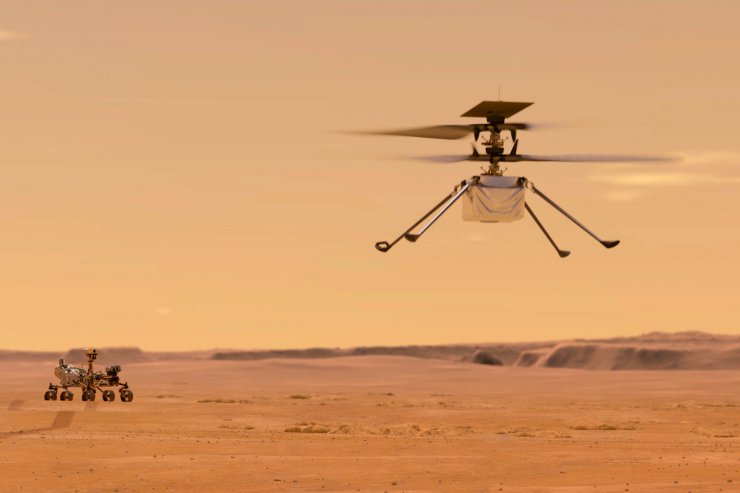 هلیکوپتر نبوغ به ماموریت های آینده مریخ نورد استقامت کمک می کند