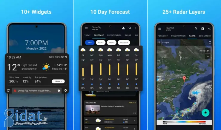  برنامه هواشناسی 1Weather