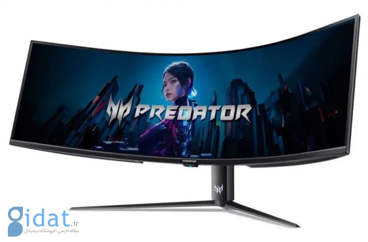 مانیتور منحنی ایسر Predator Z57 معرفی شد. 57 اینچ با پنل Mini-LED