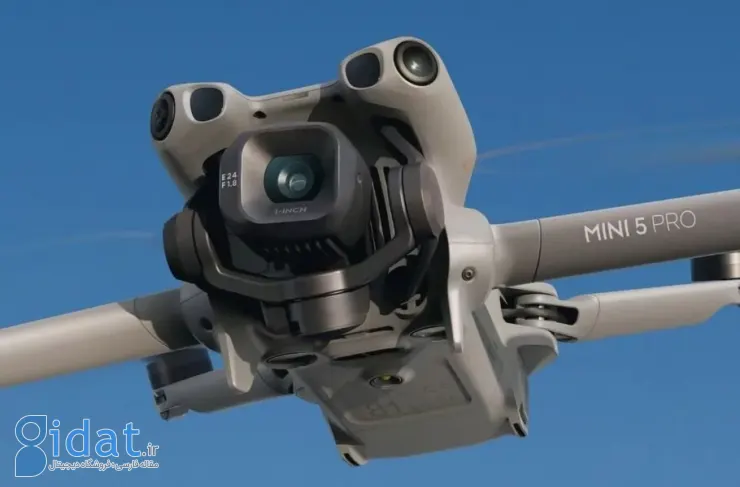 پهپاد DJI Mini 5 Pro معرفی شد؛ ۵۲ دقیقه پرواز با یک بار شارژ