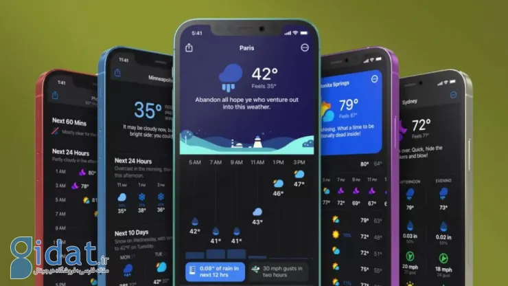 برنامه Carrot Weather