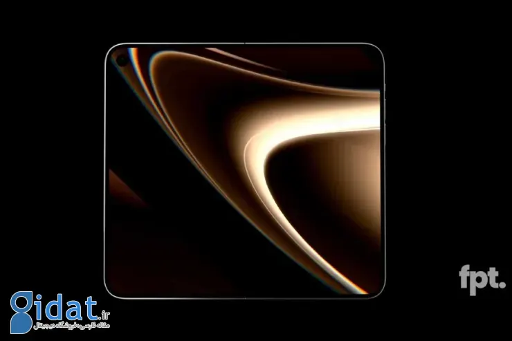 رندرهای لورفته آیفون تاشو