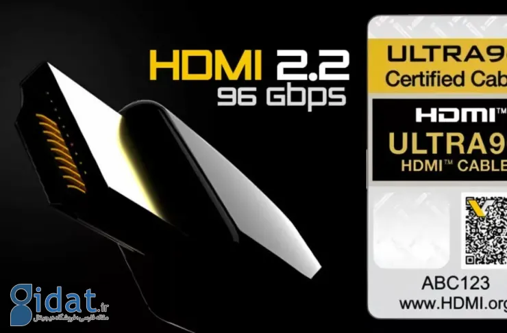 استاندارد HDMI 2.2 با پهنای باند 96 گیگابیت معرفی شد