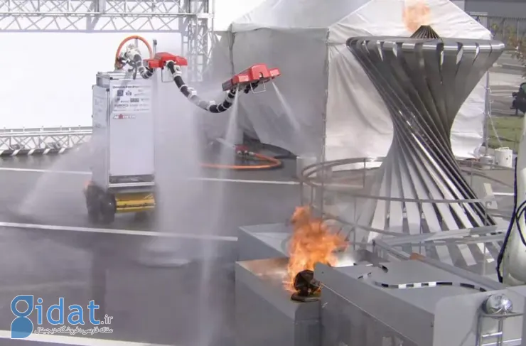 این ربات «اژدهای پرنده» می تواند آتش را از دور خاموش کند [دیده بگیرید]