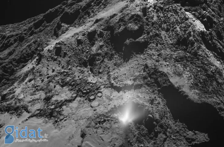 تصویر روز ناسا: جت غبار از سطح دنباله دار 67P