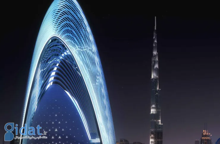 مرسدس بنز از یک برج مسکونی 1 میلیارد دلاری در دبی رونمایی کرد [Watch]