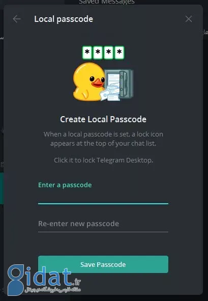 آموزش فعال‌کردن رمز عبور تلگرام در اندروید، iOS و ویندوز