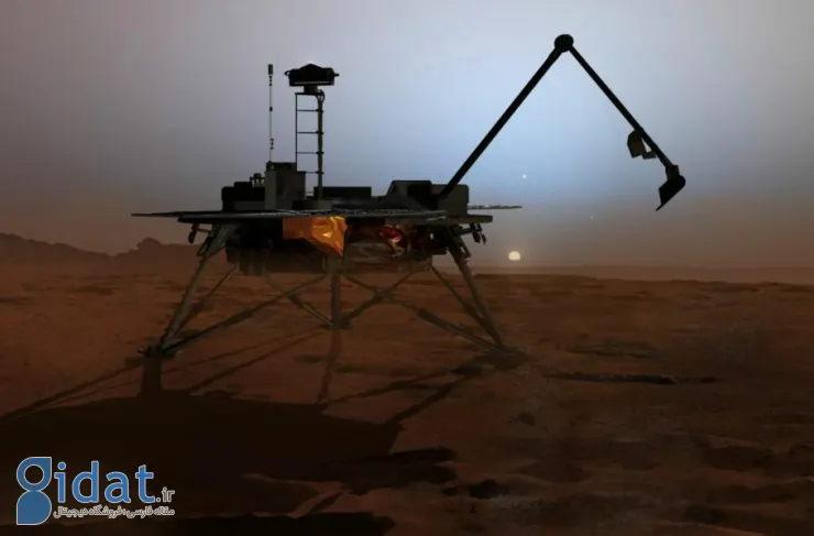 امروز در فضا: فضاپیمای فونیکس بر روی مریخ فرود آمد