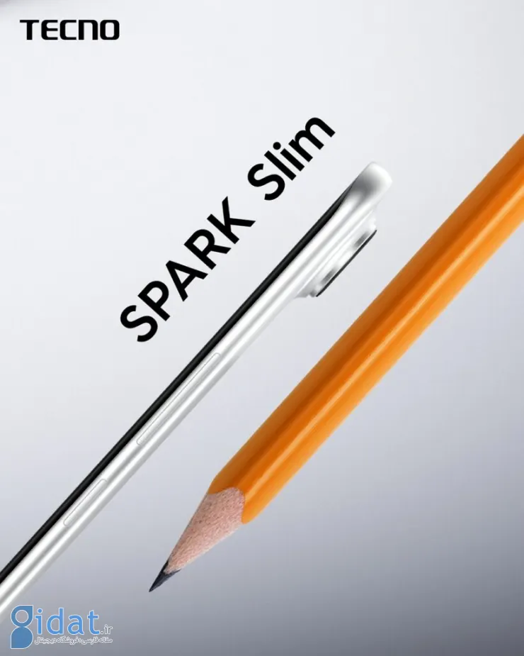 Tecno Spark Slim معرفی شد؛ باریک‌ترین گوشی جهان با باتری 5200 میلی‌آمپرساعتی