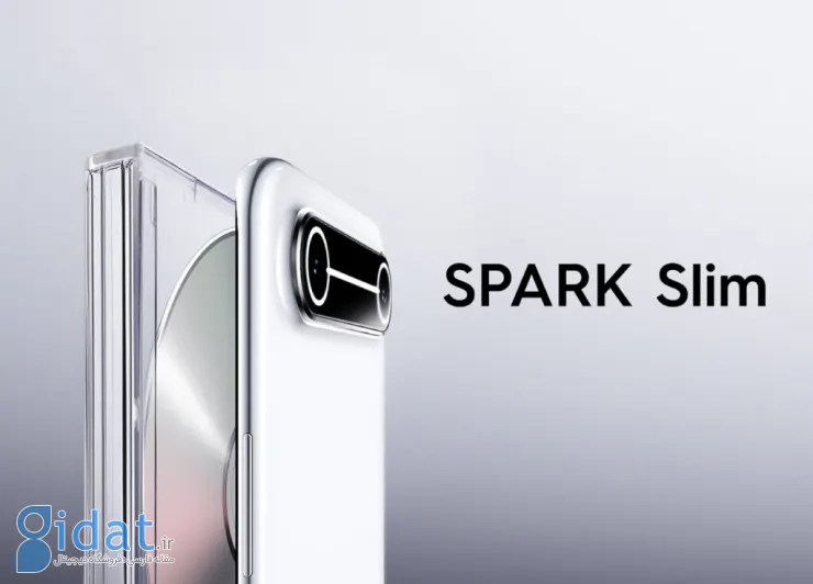 Tecno Spark Slim معرفی شد؛ باریک‌ترین گوشی جهان با باتری 5200 میلی‌آمپرساعتی