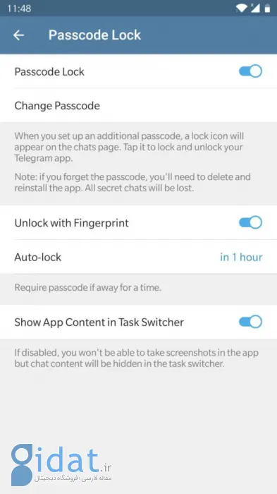آموزش فعال‌کردن رمز عبور تلگرام در اندروید، iOS و ویندوز