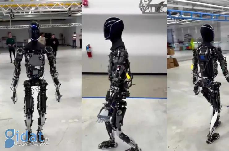 ایلان ماسک اجزای داخلی و نحوه راه رفتن ربات Optimus تسلا را نشان داد [ساعت]