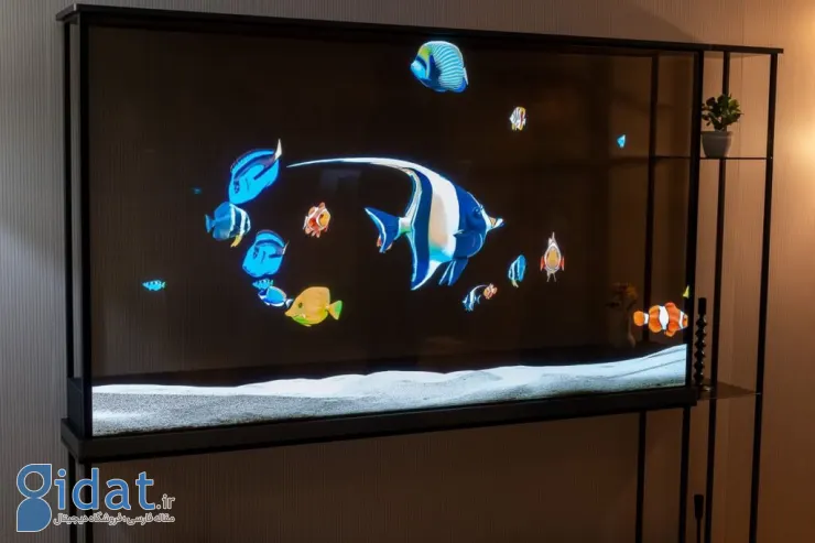 ال‌جی اولین تلویزیون OLED شفاف بی‌سیم در جهان را معرفی کرد؛ 77 اینچی 4K