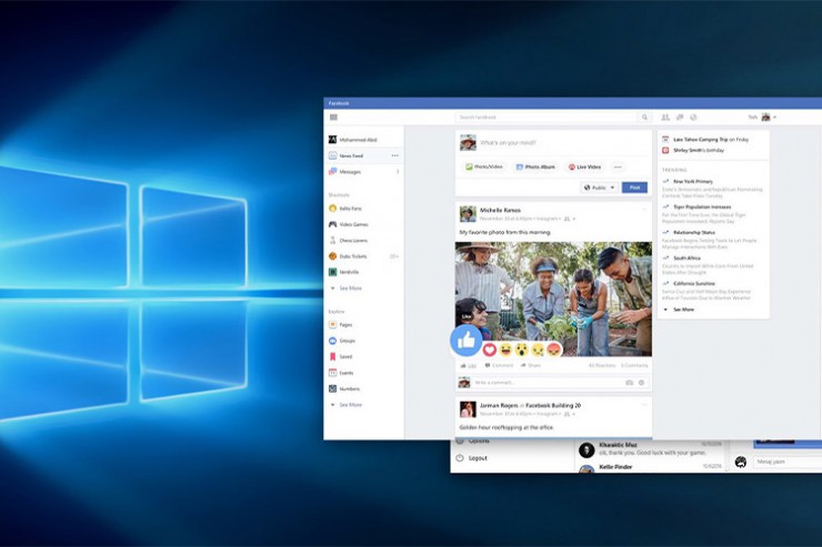 حذف اپلیکیشن فیسبوک ویژه ویندوز 10 از مایکروسافت استور