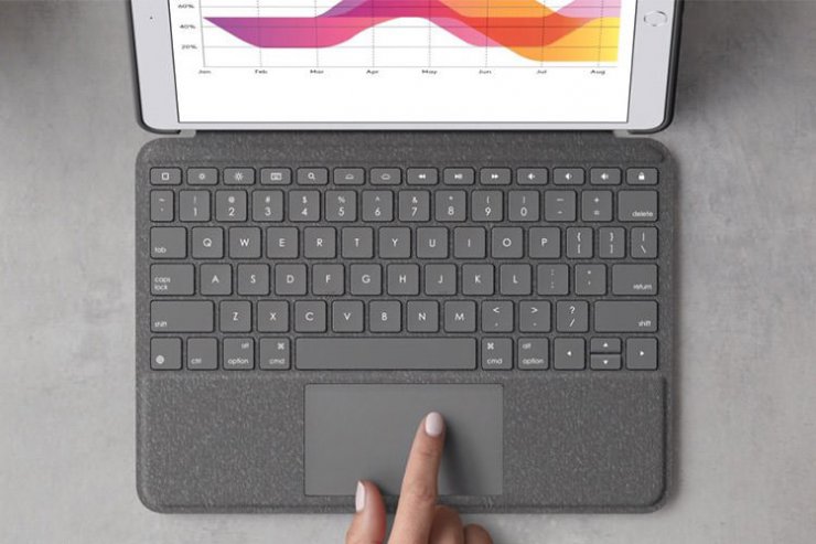 کیبورد جدید لاجیتک برای انواع iPad با ویژگی پد لمسی رونمایی شد