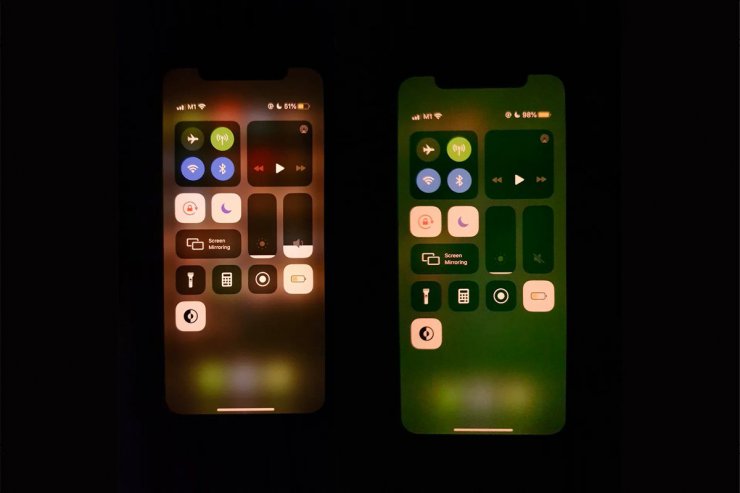 ظاهرشدن سایه سبزرنگ روی نمایشگر آیفون 11 اپل