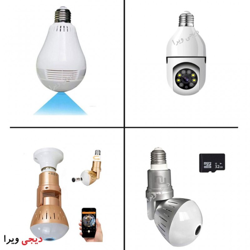 راهنمای خرید انواع دوربین مداربسته لامپی؟