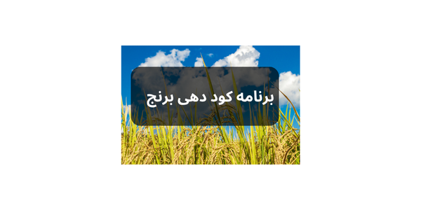 برنامه کود دهی برنج