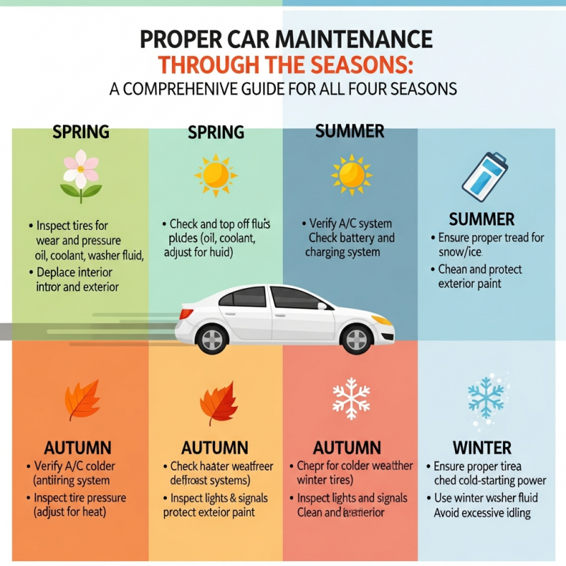 نگهداری صحیح از خودرو در فصل‌های مختلف: راهنمای جامع برای چهار فصل