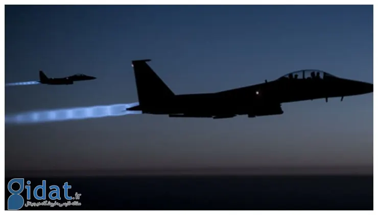 حمله تلافی جویانه هواپیماهای آمریکایی به سوریه
