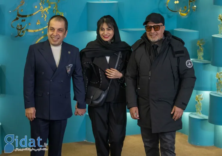 عباس جمشیدی فر و همسر دومش در جشنواره فجر