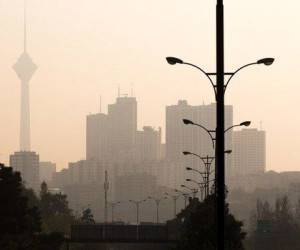 کیفیت هوای تهران در شرایط ناسالم