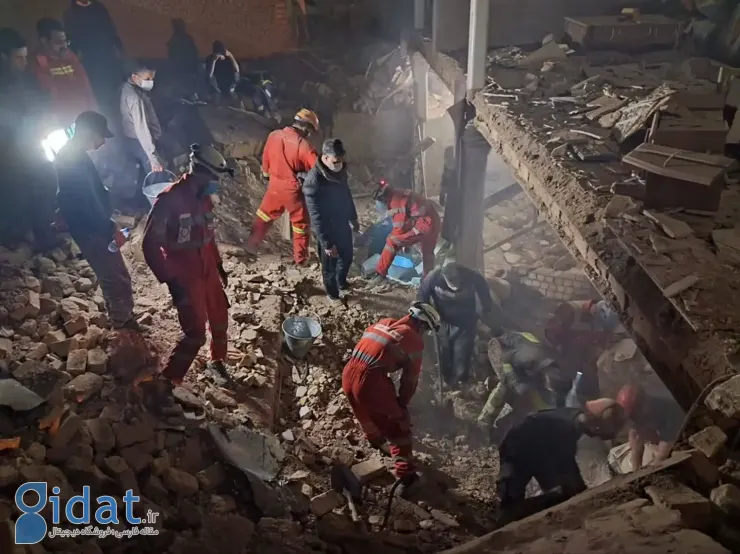 انفجار گاز در قم باعث تخریب یک ساختمان مسکونی شد