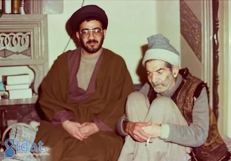 شهید آل هاشم در جوار استاد شهریار در سال 1363