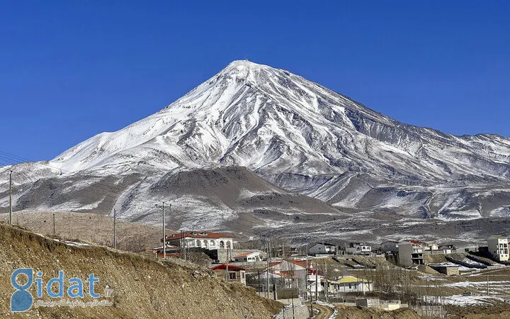 تصویری تلخ از کوه دماوند در میان حجم آلودگی هوا