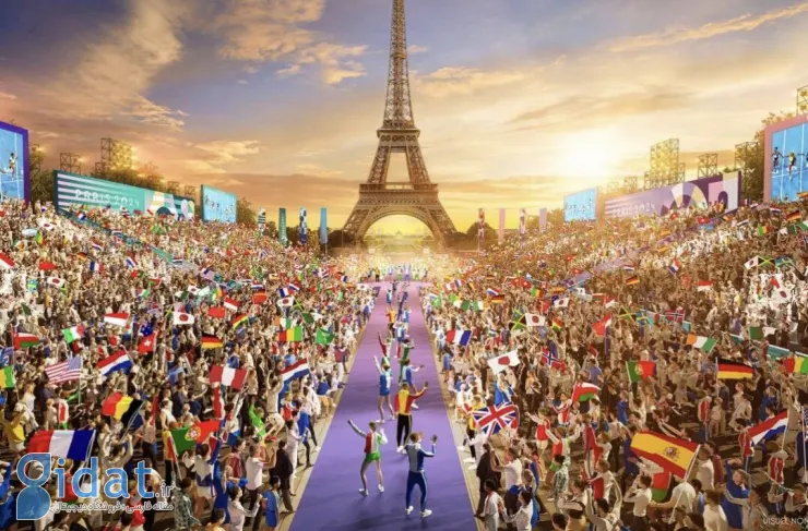 خواستگاری عاشقانه در دهکده المپیک پاریس خبرساز شد