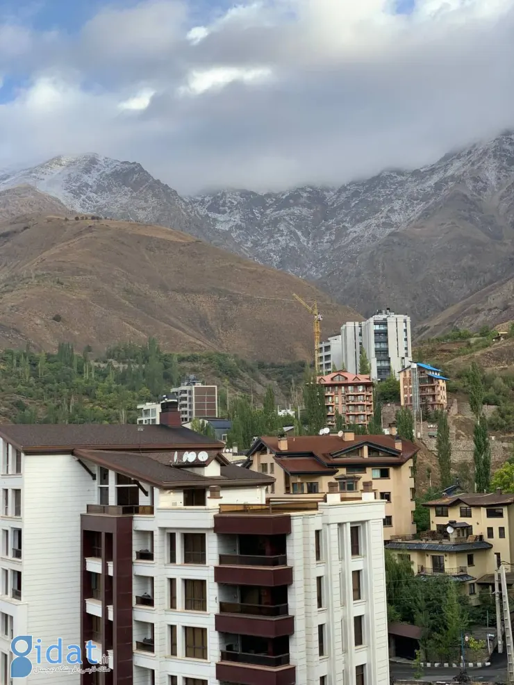 فضای زیبای دربندسر تهران، پس از یک شب بارانی