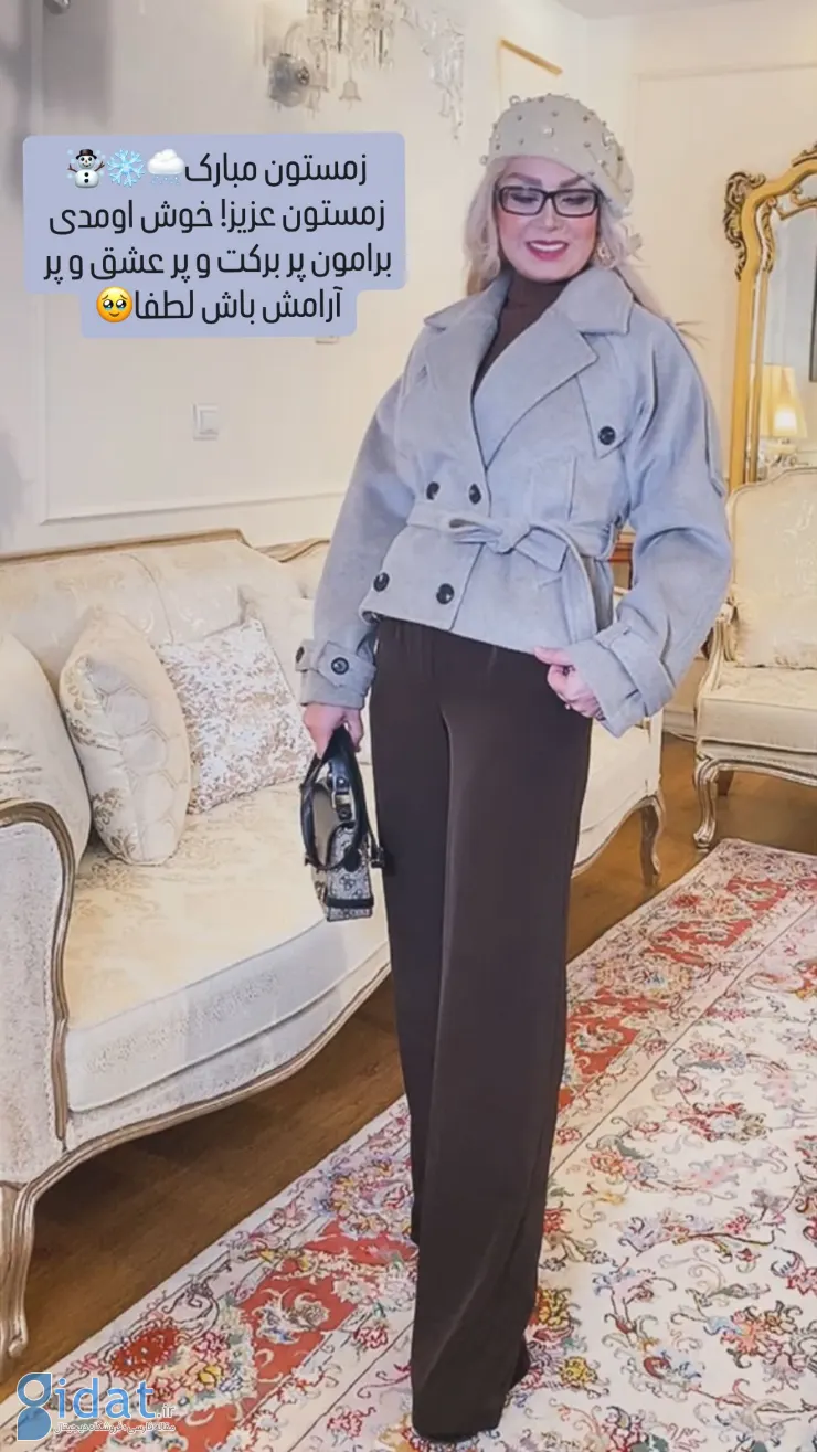 مجری تلویزیون در خانه‌اش نمایش مد برگزار کرد!