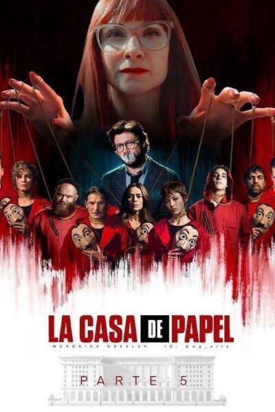 دانلود فصل پنجم سریال خانه کاغذی Money Heist 2021 مانی هیست قسمت سوم دوبله فارسی + زیرنویس فارسی