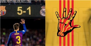 پیراهن جنجالی نایک؛ پرچم کاتالونیا و پنج انگشت پیکه