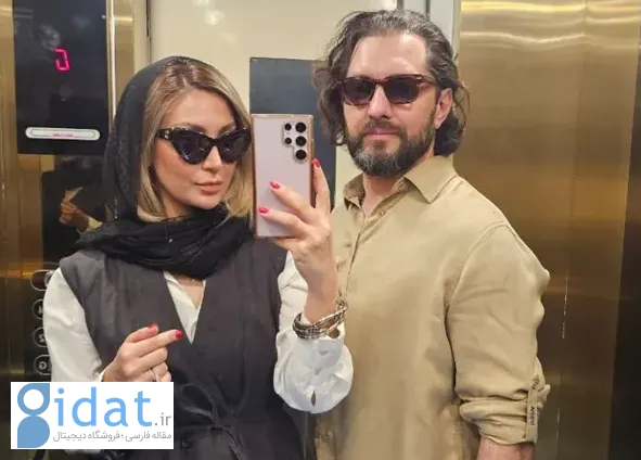 استایل یلدایی همسر زیبای بهرام رادان توجه ها را به خود جلب کرد