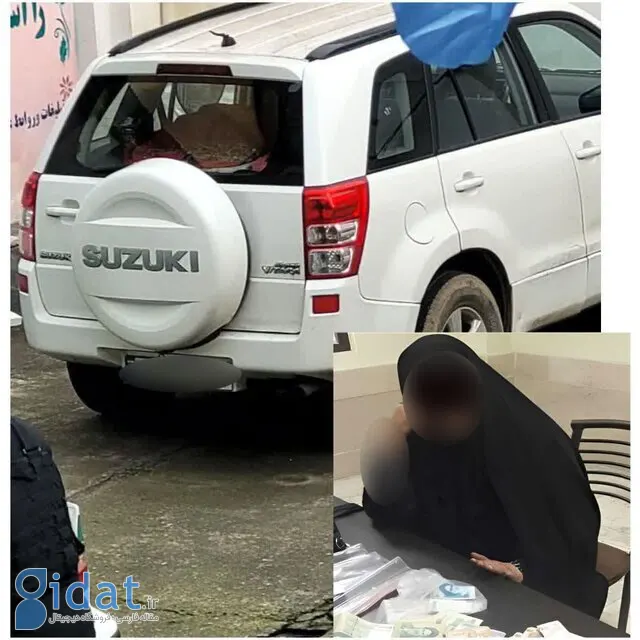 دستگیری زن متکدی با خودروی شاسی بلندش
