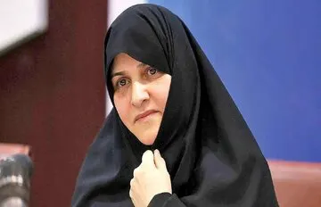 عکسی از دیدار جمیله علم الهادی با رئیس جمهور عراق