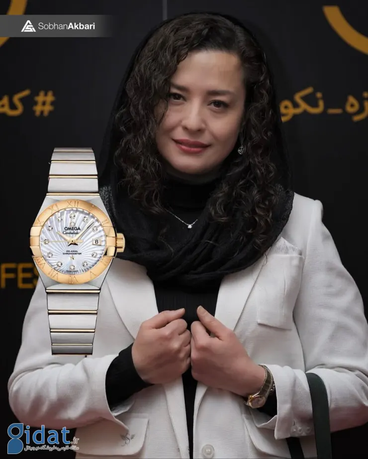 عکس پربازدید از ساعت ۵۰۰ میلیونی مهراوه شریفی‌نیا