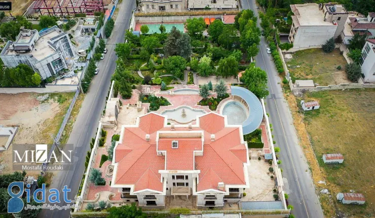 تصاویری از ویلای ۸۰۰۰ متری متهم چای دبش، در ردیف اول