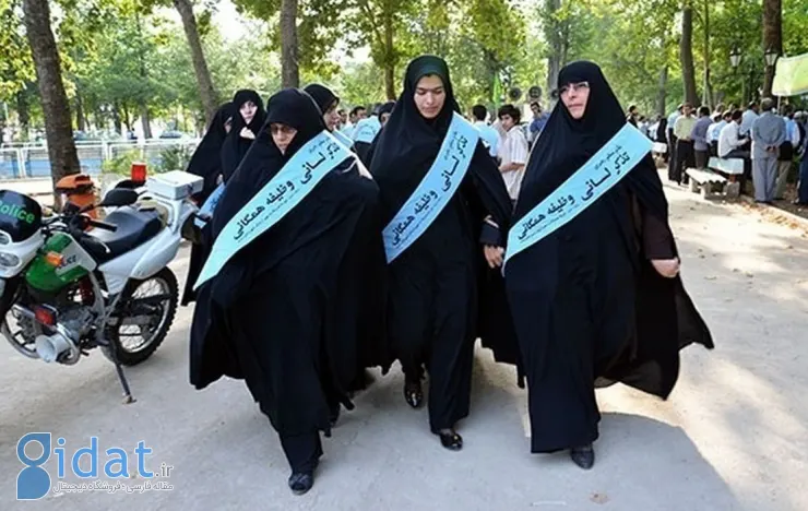 تصویر پیامک شرکت در طرح مقابله با حجاب