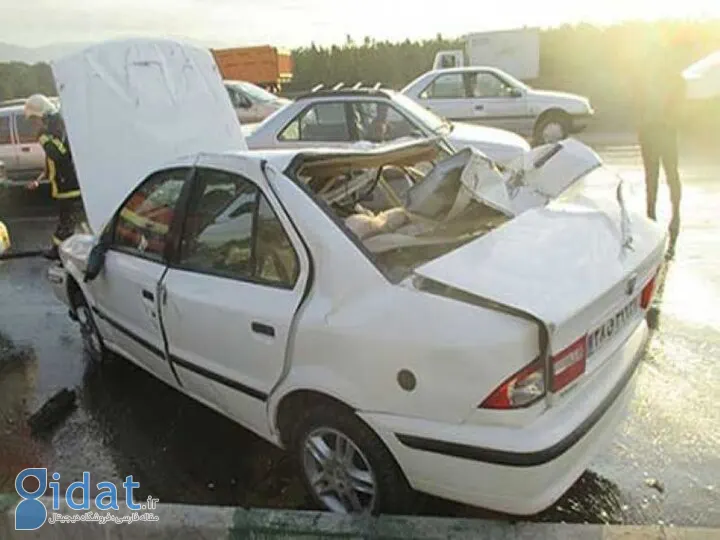 واژگونی مرگبار سمند در نی ریز استان فارس